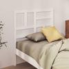 VidaXL Bett-Kopfteil Weiß 96x4x104 cm Massivholz Kiefer