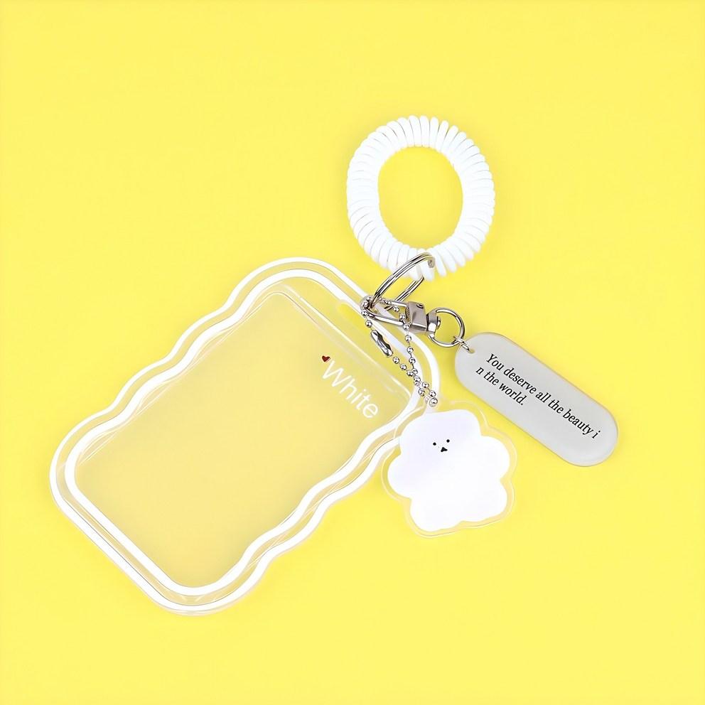 

Gurumi Poka Holder Idol Top Loader Photocard Transportation Card Student ID Keychain