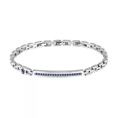 Iconic Steel And Synthetic Stone Bracelet JM424AVD61 For Men