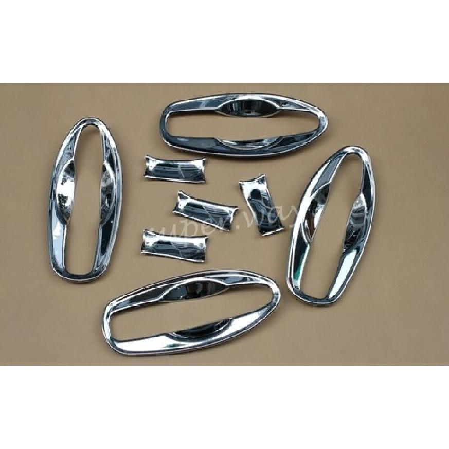 Chrome Car Door Handle Bowl Cover Trims For 2014- Nissan X-Trail Accessories
