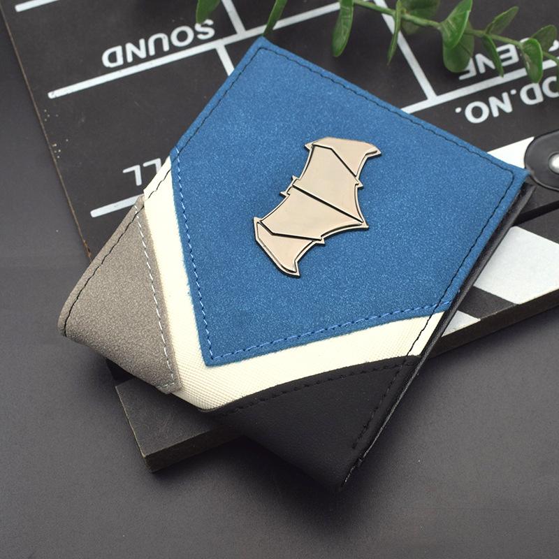 Spiderman peripherals movie Batman wallet superhero men cartoon anime coin card holder wallet men pu present to friends