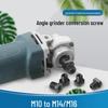 Angle Grinder Conversion Nut M10 To M14/M16 for Polishing Machine