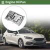UXCELL 1 Pc No.LF5G10400 Engine Oil Pan for Mazda 3 2012-2013 Aluminum Silver Tone