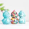 Zodiac Chicken Resin Craft Figurine With Crystal Filling For Home Decor And Gifting
