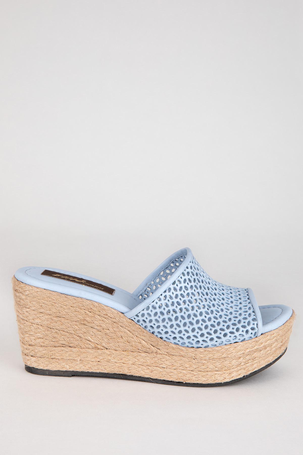 

Женские большие маленькие джутовые тапочки на высоком каблуке из натуральной кожи больших размеров Azzuro 37