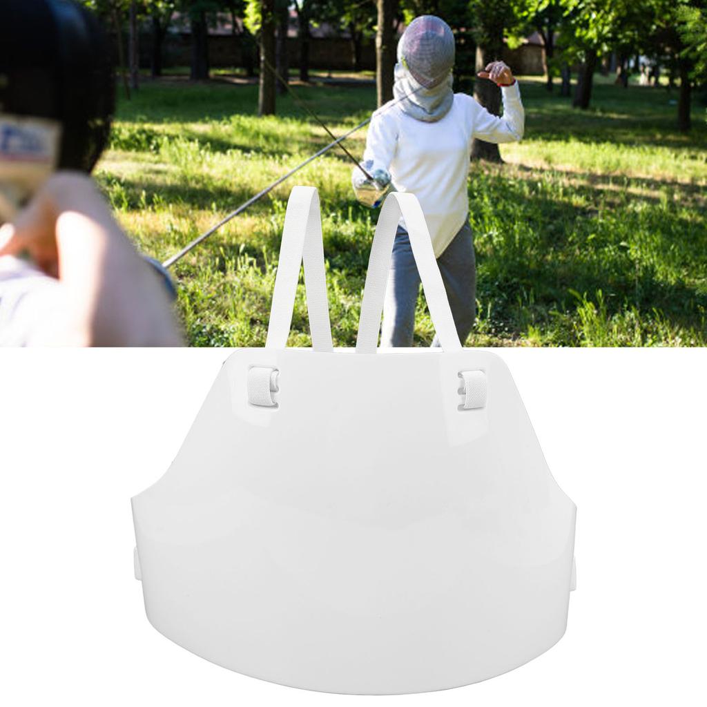 Fencing Chest Guard Lightweight Breathable Strap Men Fencer Breast Protector for Soccer Baseball