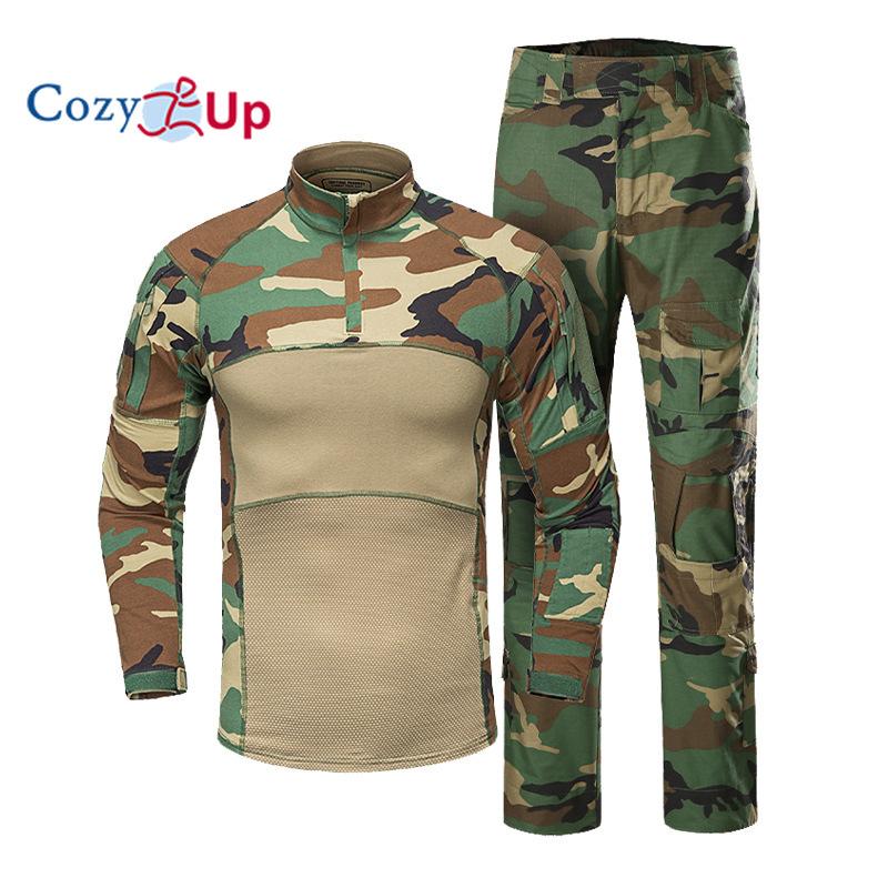 

Mens Set Long Sleeve Rip-Stop Uniforms Shirt and Pants 3XL