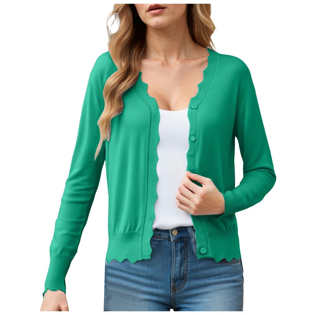 Tee Shirts Women Women Cardigan With Buttons And V Neck Lightweight And Summery Cardigan Women Elegant With Camisetas De Mujer