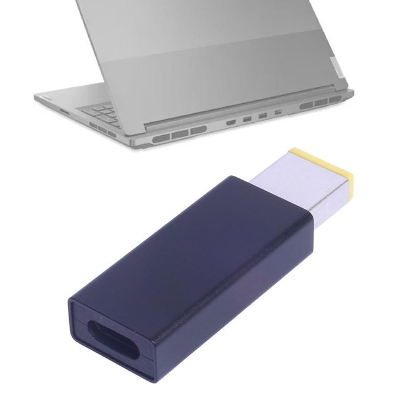 Quick Charging USB C To Square Port Conversion Adapter Type C To PD100W Converter Connect Multiple Devices Easily