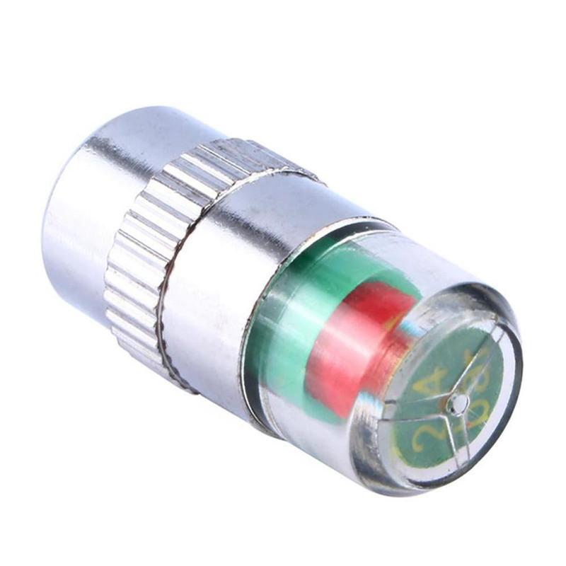 

1/4 шт./компл. Высококачественный дисплей Датчик контроля давления в шинах автомобиля 3-цветный индикатор предупреждения Колпачок вентиля шины Инструмент