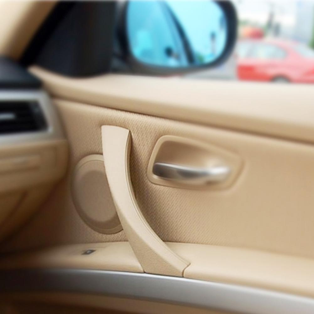 Inner Door Panel Handle Pull Trim Cover Replacement Inner Door Panel Handle Outer Trim Cover for BMW Sedan E90 323i 2006-2006