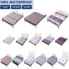 Waterproof Mattress Cover With Soft Polyester And Deep Fit For Comfort**