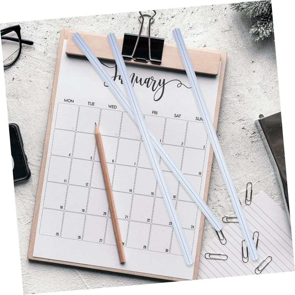 NUOBESTY 10pcs A4 Slide Binder Binding Bars for Report Covers Plastic Binding Bars Clear Binder Clear Slides Folders Plastic Paper Binder Plastic