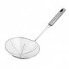 Oval Skimmer Stainless Steel Filter Mesh Oil Pot Food Filter Cookware Colander Fried Filter Kitchen Strainer Baking Cooking Tool for Home Kitchen Use