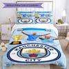 Manchester City Customize your name Bedding Set Breathable Duvet Cover with Pillowcases Home Decoration Birthday Gift