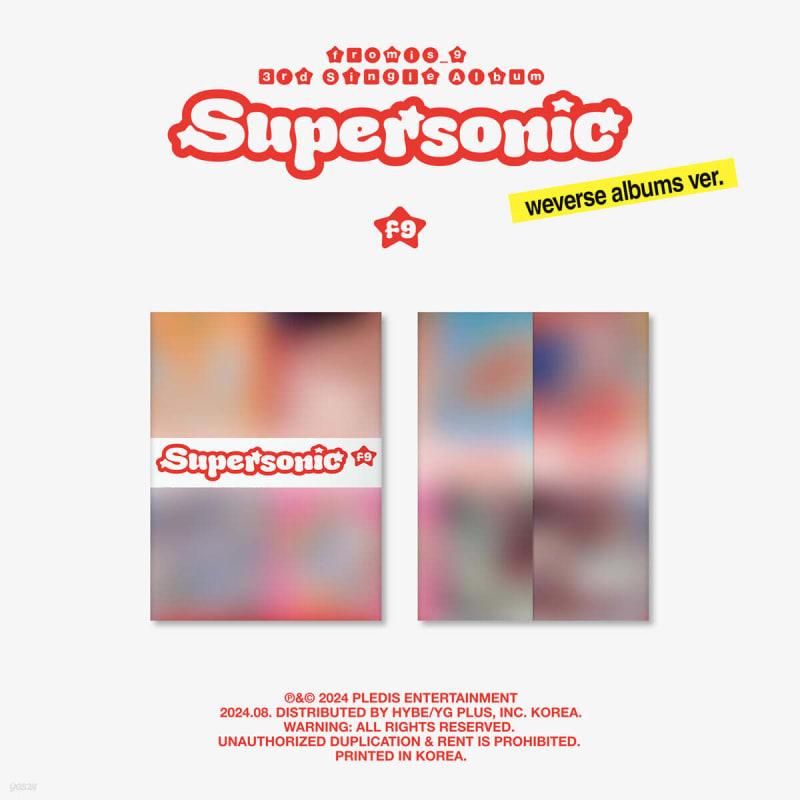 

fromis_9 - 3rd Single Album Supersonic [weverse albums ver.][1 out of 8 QR cards randomly sent]