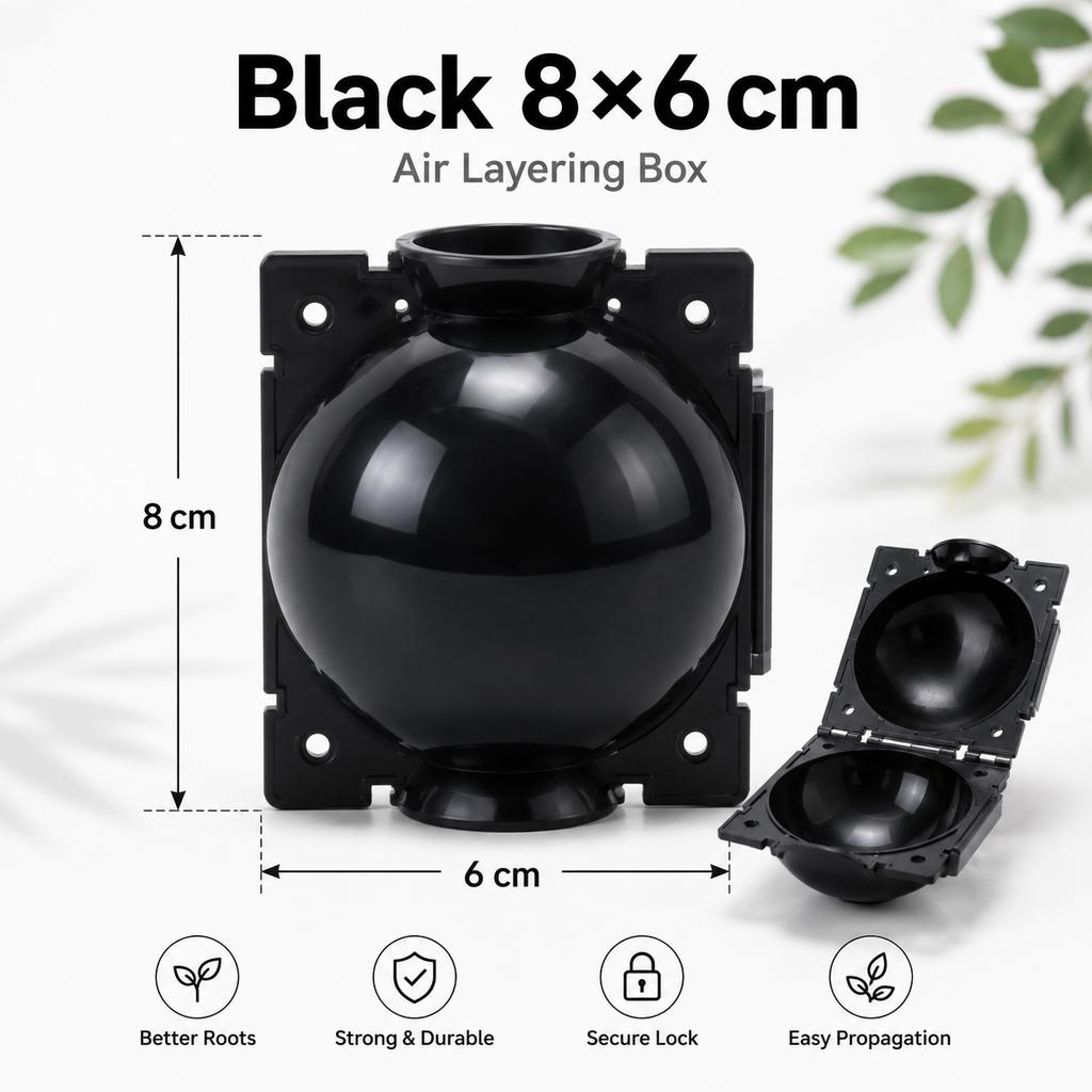 10/30PCS Grafting Rooting Ball Plant Breeding Box High Pressure Growing Case for Garden Plant Propagation Supply