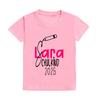 Personalized Schoolchild T-shirt Shirt for Schoolchild's First Day of School with Name First Day of School Gift Name