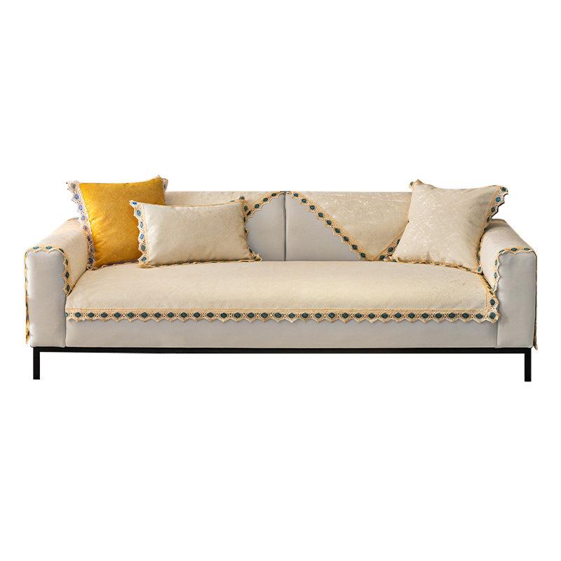 Affordable Luxury Style Sofa Cushion Four Seasons Universal Non-Slip Cover Cover New Simple Modern Sofa Cushion Cover Towel