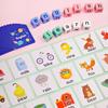 New Spelling Games Wooden Blocks Puzzles Literacy Games with Flash Cards for Kids Ages 3 Plus Home Classroom Preschool Party