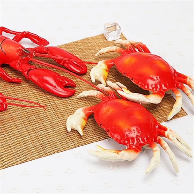 Useful Artificial Lobster Crabs Mini Food Model for Hotel Decorations