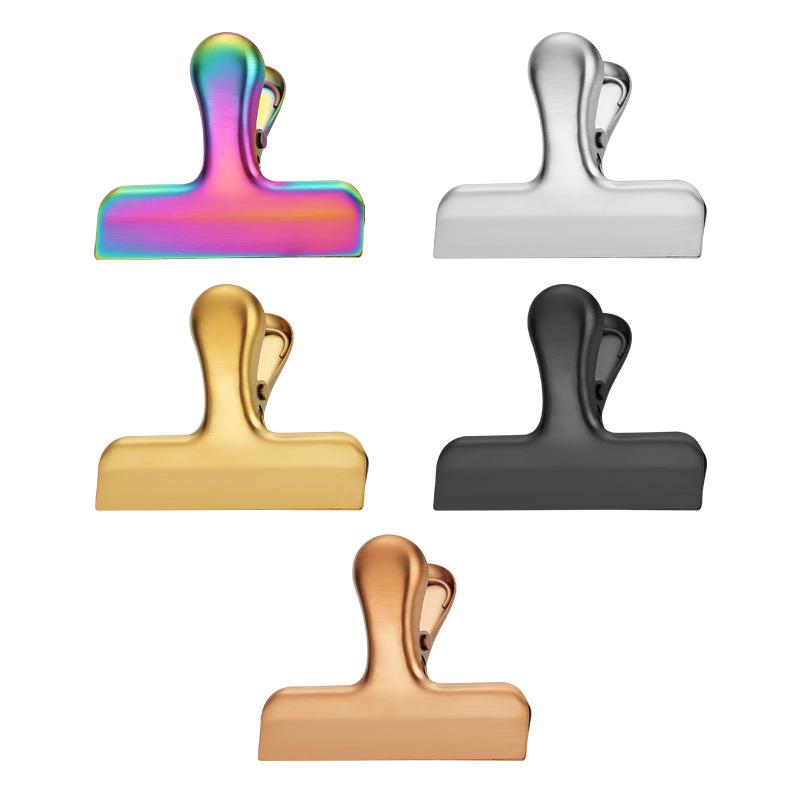Stainless Steel T-Type Kitchen Food Sealing Clip - Moisture-Proof Freshness and Snack Bag Clip