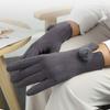 Autumn and Winter Suede Gloves Women's Warm Finger Gloves Women's Fashionable Trendy Skiing and Cycling Outdoor Sports Gloves