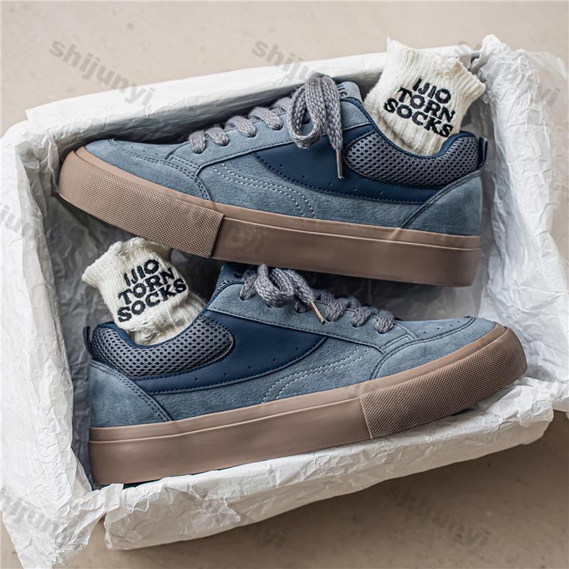 Fashion 2025 Autumn Men's Retro Fashion Versatile Low Top Casual Sports Shoes Mesh Breathable Comfortable Niche Design Platform sneakers