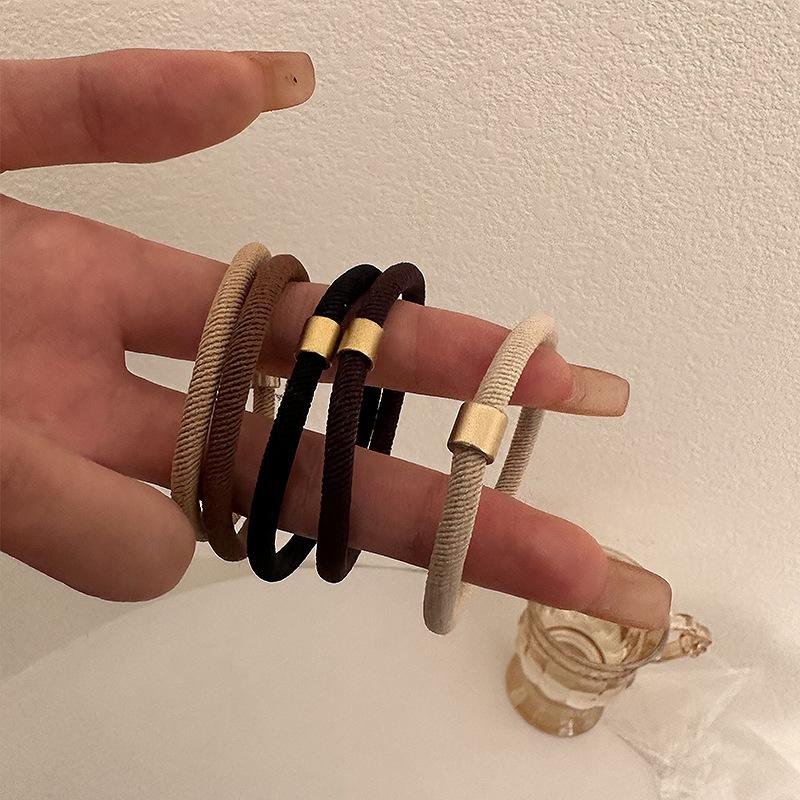 High-elasticity Hair Tie Headband, Simple Hair Tie Rubber Band, Versatile and Durable Ponytail Hair Tie Headwear