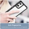 For Motorola Moto G06 Power 4G/Motorola Moto G06 4G Phone Case WANLONFENG XC Series TPU Acrylic Cover with Tempered Glass (Big Lens Hole)