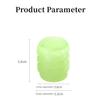 4 Waterproof Luminous Caps for Car Tire Valves and Tire Fitting Tools