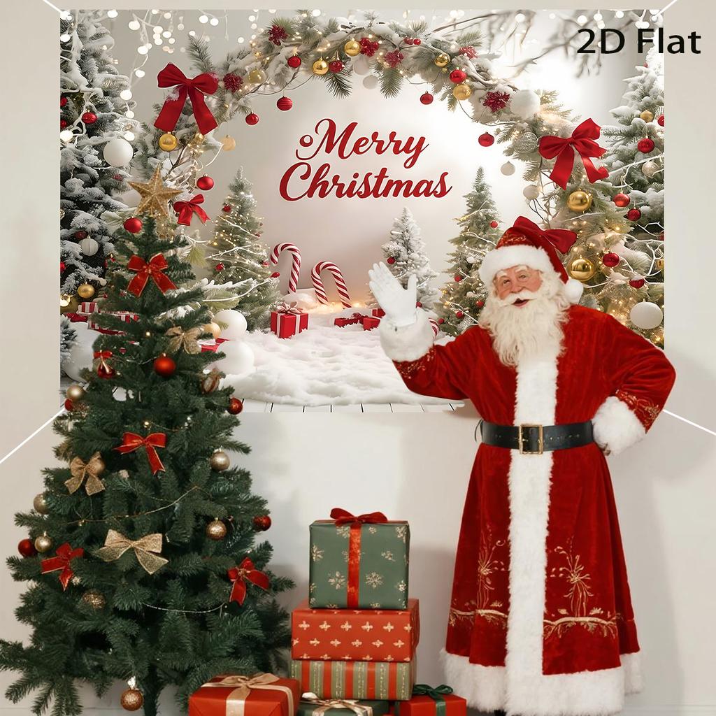 Christmas Tree Backdrop Merry Christmas Decorations for Home 2025 Xmas Ornament Photo Background Navidad Natal New Year 2026