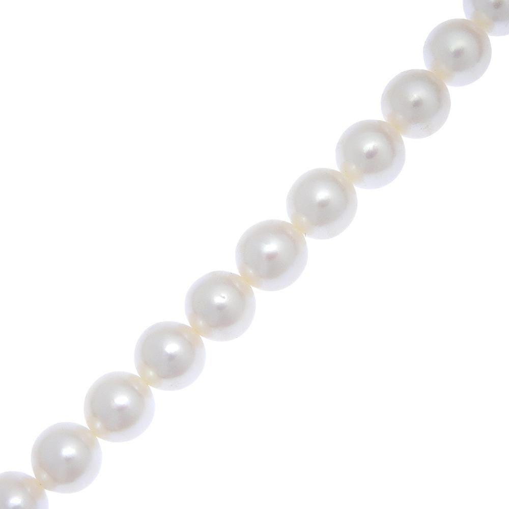 Pearl Necklace Pearl/Silver 45g Women Used