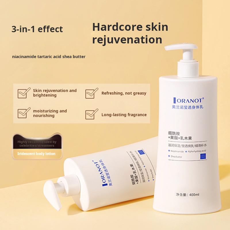 Oranno 3-in-1 Full Body Moisturizing Body Lotion, 2 x 400ml Bottles
