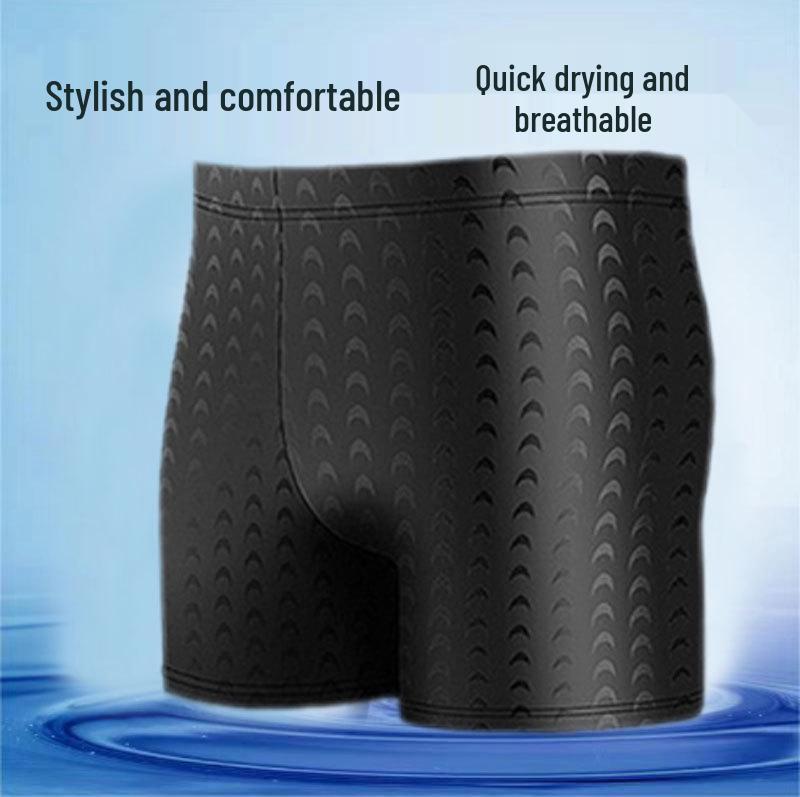 Maillots de bain pour hommes: Bonnet de bain, lunettes de natation et short de bain élégants - Série de maillots de bain décontractés assortis à la mode
