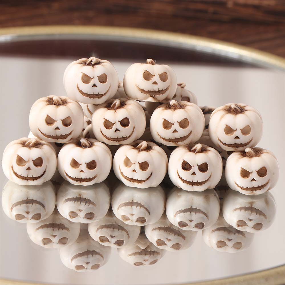 20pcs Reusable Halloween Pumpkin Decoration Resin Halloween Ornaments  Thanksgiving