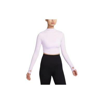 Solid Color Sports Crew Neck Long Sleeve T-Shirt Women Tops Purple FZ6567-551