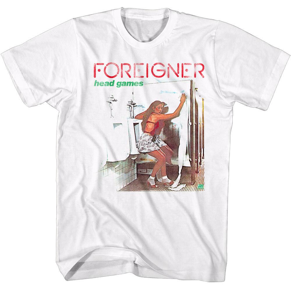 Foreigner Head Games Album Men's T Shirt Rock Band Concert Tour Merch