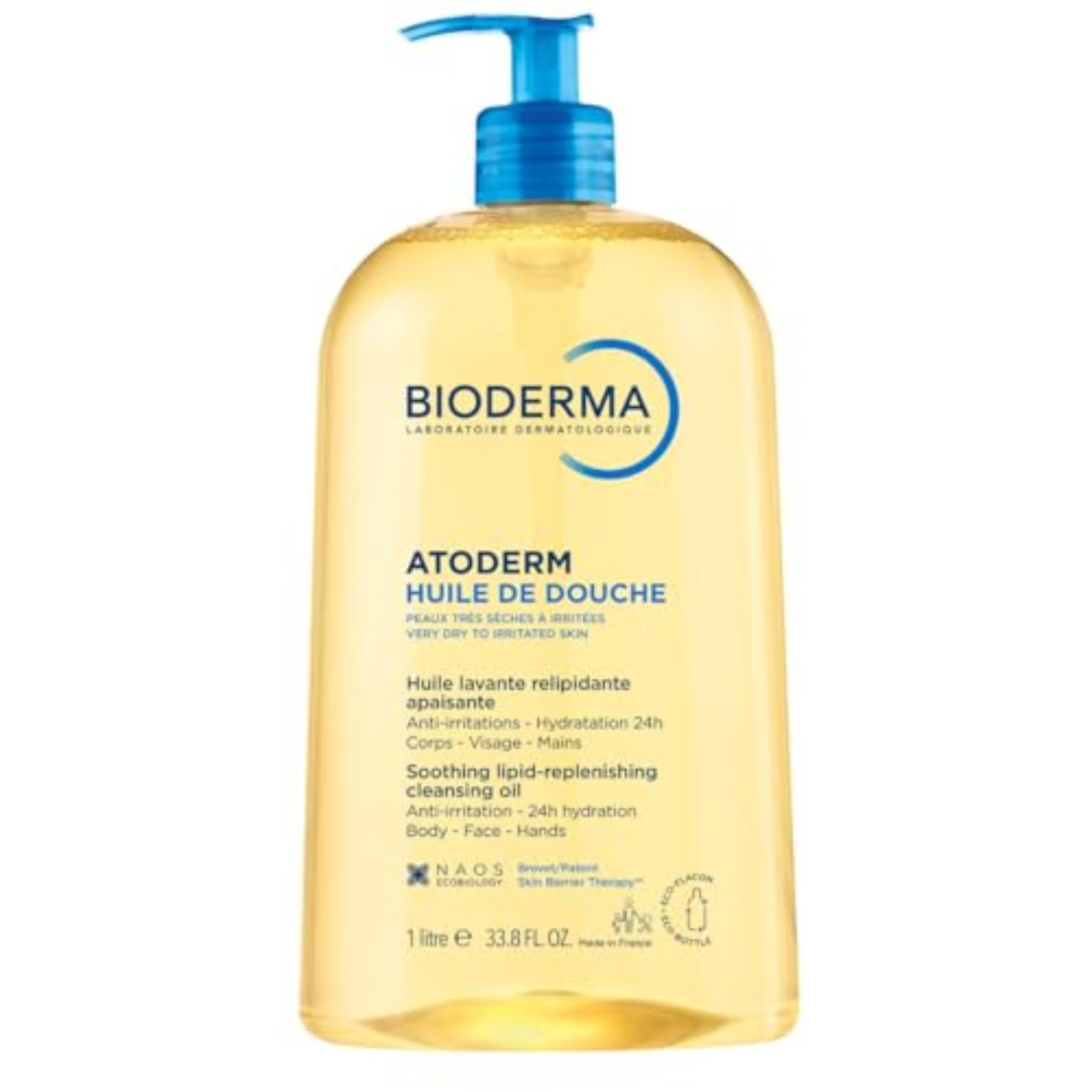 

Bioderma Atoderm Shower Oil,Cleansing Oil For Dry to Atopic Sensitive Skin For Softer & Smooth Skin For жёлтый