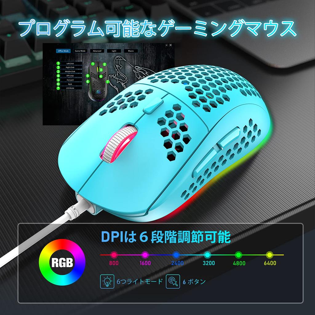 Teclado Mecânico para Jogos MambaSnake UK 62 Teclas LED USB Totalmente Removível Perfeito para Jogadores e Mouse para Jogos 6400DPI com Mouse Pad Compatível com PC