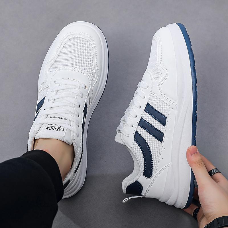 Menns Fritidsmote Fire Sesonger Studenter Komfortable Joggesko Gutter Trendy Myk Såle Pustende Sko