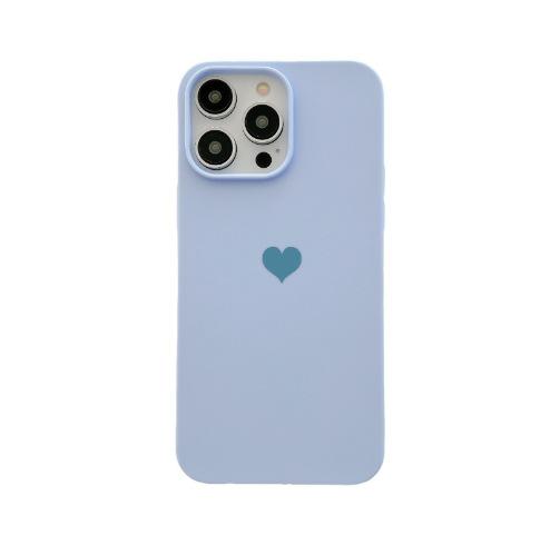 Apple 17PROMAX love matte mobile phone case, small love mobile phone case, matte feel soft case 16PRO is suitable.