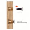 120 buc. Dopuri de expansiune durabile, reutilizabile, pentru balamale | Elemente de fixare anti-rugină pentru panouri de uși, încuietori și uși de dulap | Montare la nivel, Capăt din oțel lustruit