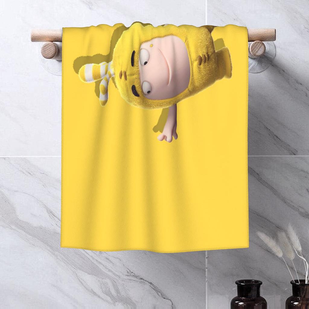 Cartoon Oddbods Cute Soft Face Towel Quick Dry Pool Bath Cotton Towels Breathable