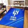 Tappeto Al-Hilal Saudi FC per Soggiorno Camera da Letto Casa Decorazione Divano, Tappetino Antiscivolo per Giochi Bambini