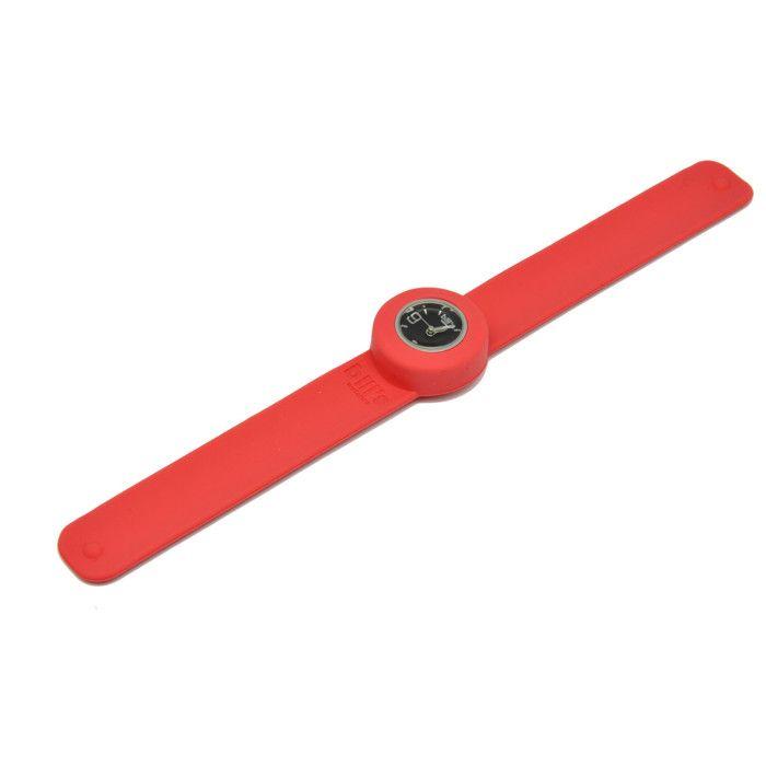 Watch Mini Coral Bracelet and Black Dial