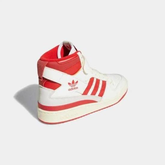 adidas Forum 84 High Cloud White Team Power Red GY6972 Men's Size