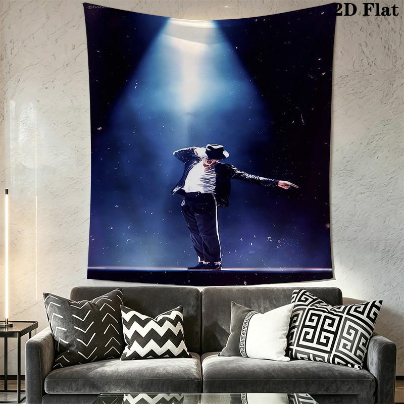 Michael Jackson Pop Art Icon Tapestry Fashion Print Background Cloth Background Wall Hanging Cloth Soft Homestay Soft Decoration Tapestry