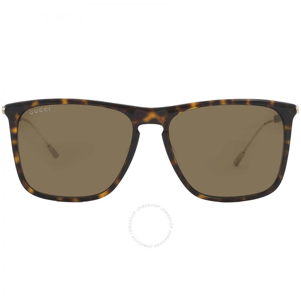 

Gucci Brown Rectangular Men s Sunglasses GG1269S 002 58
