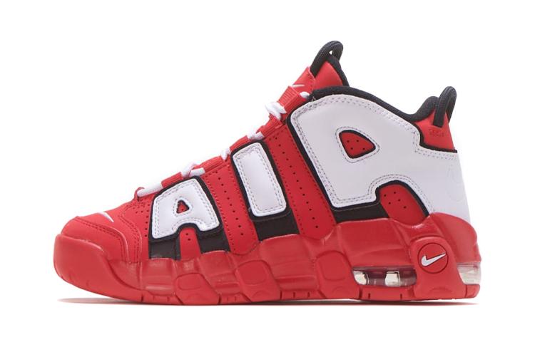 Nike Air More Uptempo University Red Black White PS CD9403-600 35
